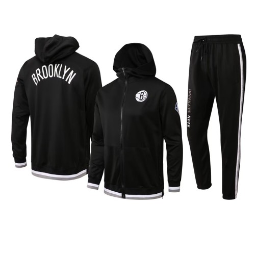 Brooklyn Nets jacket wear a hat