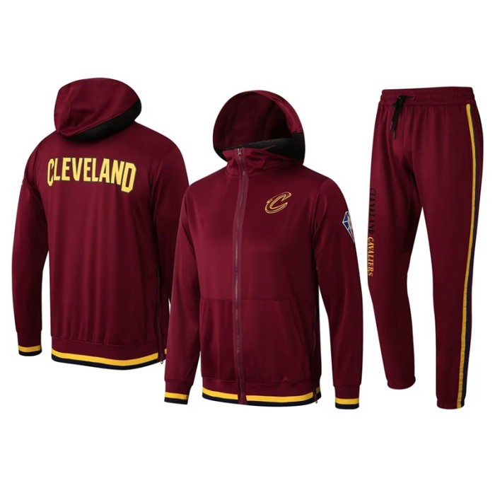 Cleveland Cavaliers jacket wear a hat