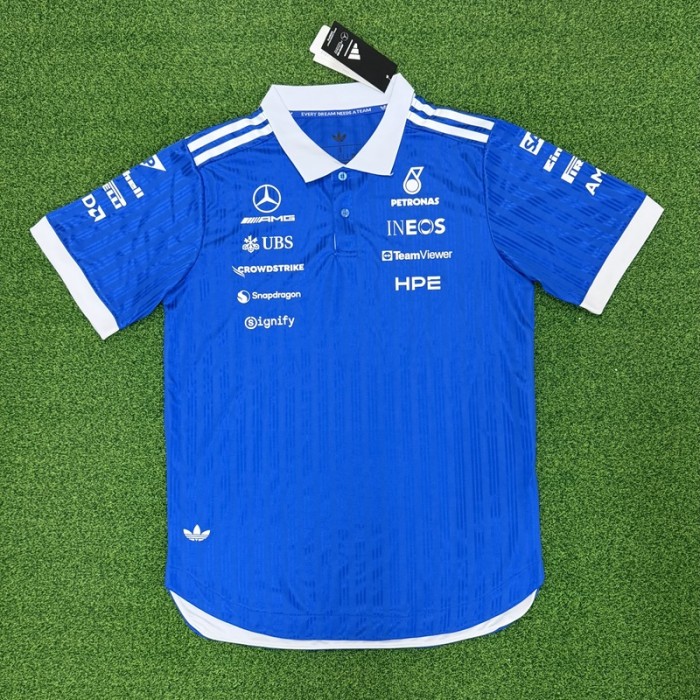 2026 Mercedes F1 polo blue
