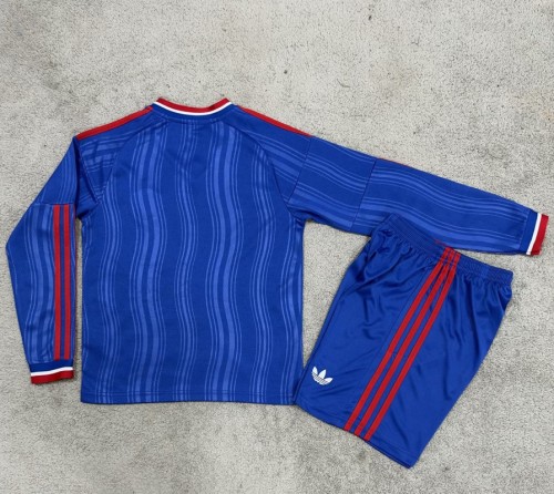 26/27 Manchester United Away kids kit long sleeves