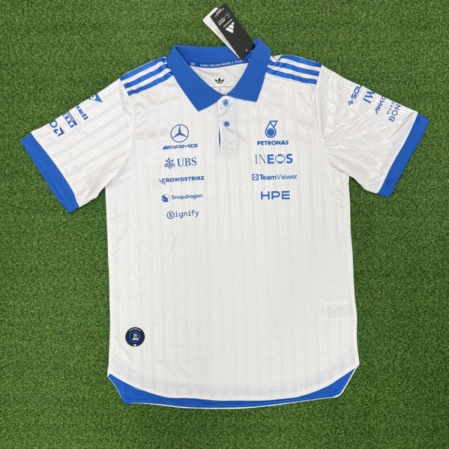 2026 Mercedes F1 polo white