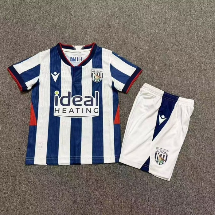 26/27 West Bromwich Albion home kids kit