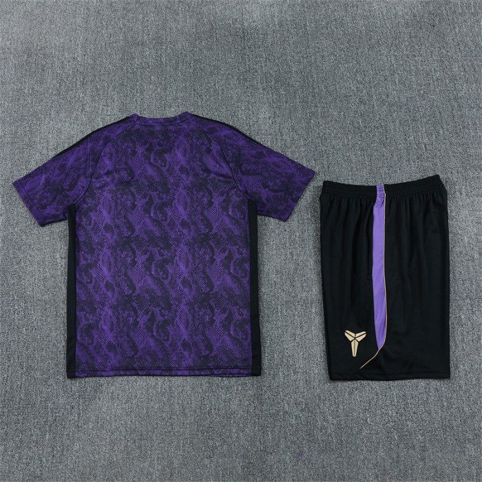 26/27 Barcelona kids Short sleeve training suit Purple