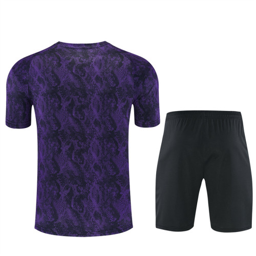 26/27 Barcelona kids Short sleeve training suit Purple