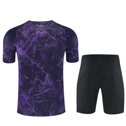 26/27 Barcelona kids Short sleeve training suit Purple