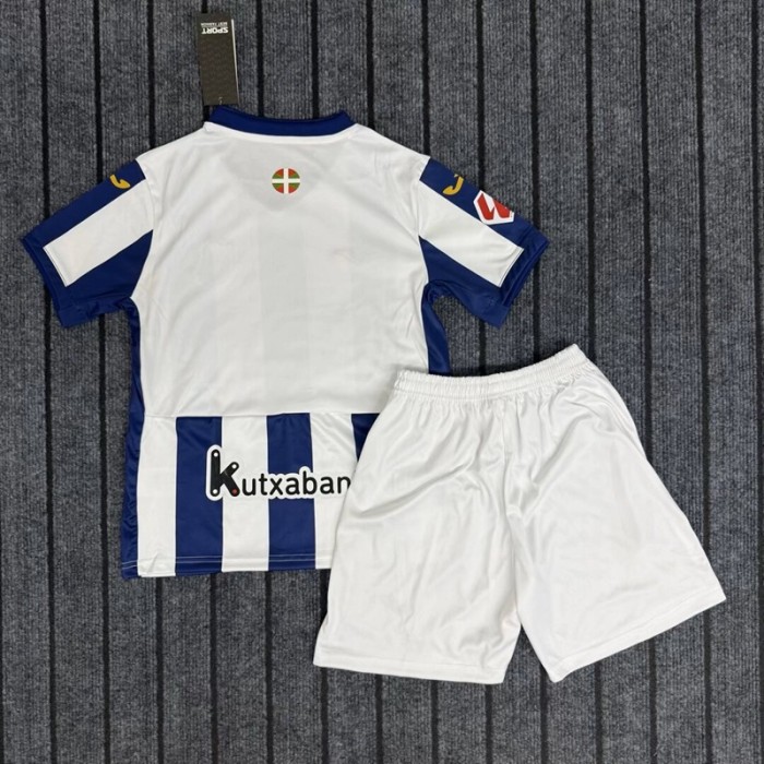 26/27 Real Sociedad home kids kit