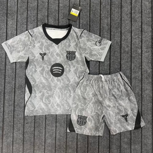 26/27 Barcelona Goalkeeper kids kit grey