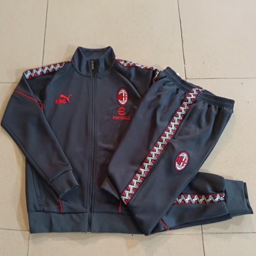 26/27 AC Milan kids jacket Dark gray