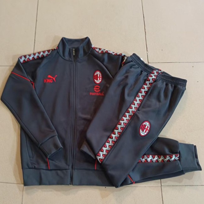 26/27 AC Milan kids jacket Dark gray