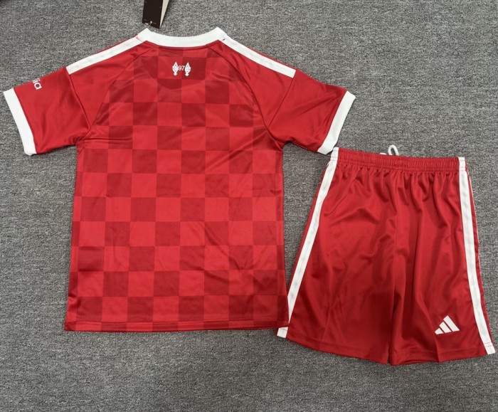 27/28 liverpool home kids kit