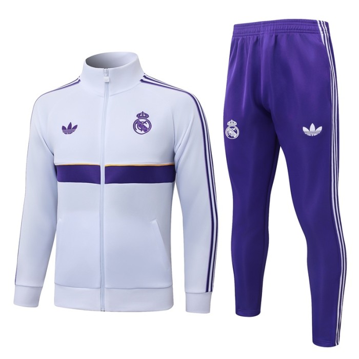 26/27 Real Madrid Kids jacket white Purple