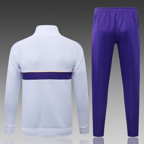 26/27 Real Madrid Adult jacket white Purple
