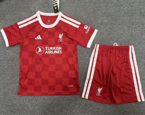 27/28 liverpool home kids kit