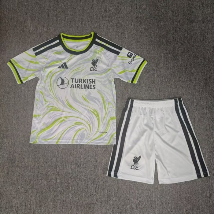 27/28 liverpool third kids kit
