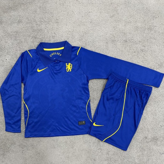 26/27 Chelsea home kids kit long sleeves