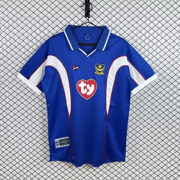 Retro 02/03 Portsmouth home football jersey