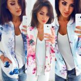 White and Blue Floral Jackets 27124-1