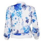 White and Blue Floral Jackets 27124-1