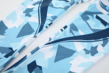 Blue Camou Fitness Yoga Pants