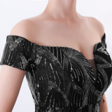 Sequins Sweetheart Mermaid Evening Dress