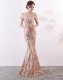 Sequins Sweetheart Mermaid Evening Dress