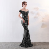 Sequins Sweetheart Mermaid Evening Dress