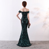Sequins Sweetheart Mermaid Evening Dress