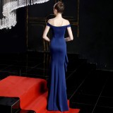 Sexy Sweetheart Slit Mermaid Evening Dress