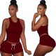 Summer Sports Two Piece Shorts Set
