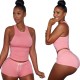Summer Sports Two Piece Shorts Set