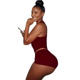 Summer Sports Two Piece Shorts Set
