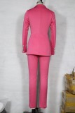 Autumn Formal 2pc Plain Blazer and Pants Suit