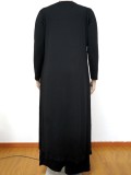 Autumn Plus Size Black 3 Piece Pants Set