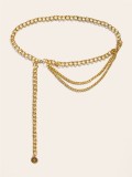 Formal Gold Chains Waist Belt