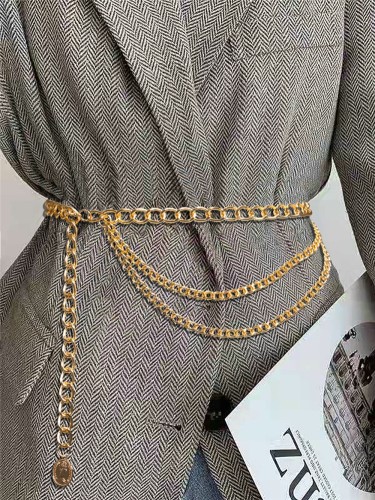 Formal Gold Chains Waist Belt