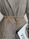 Formal Gold Chains Waist Belt