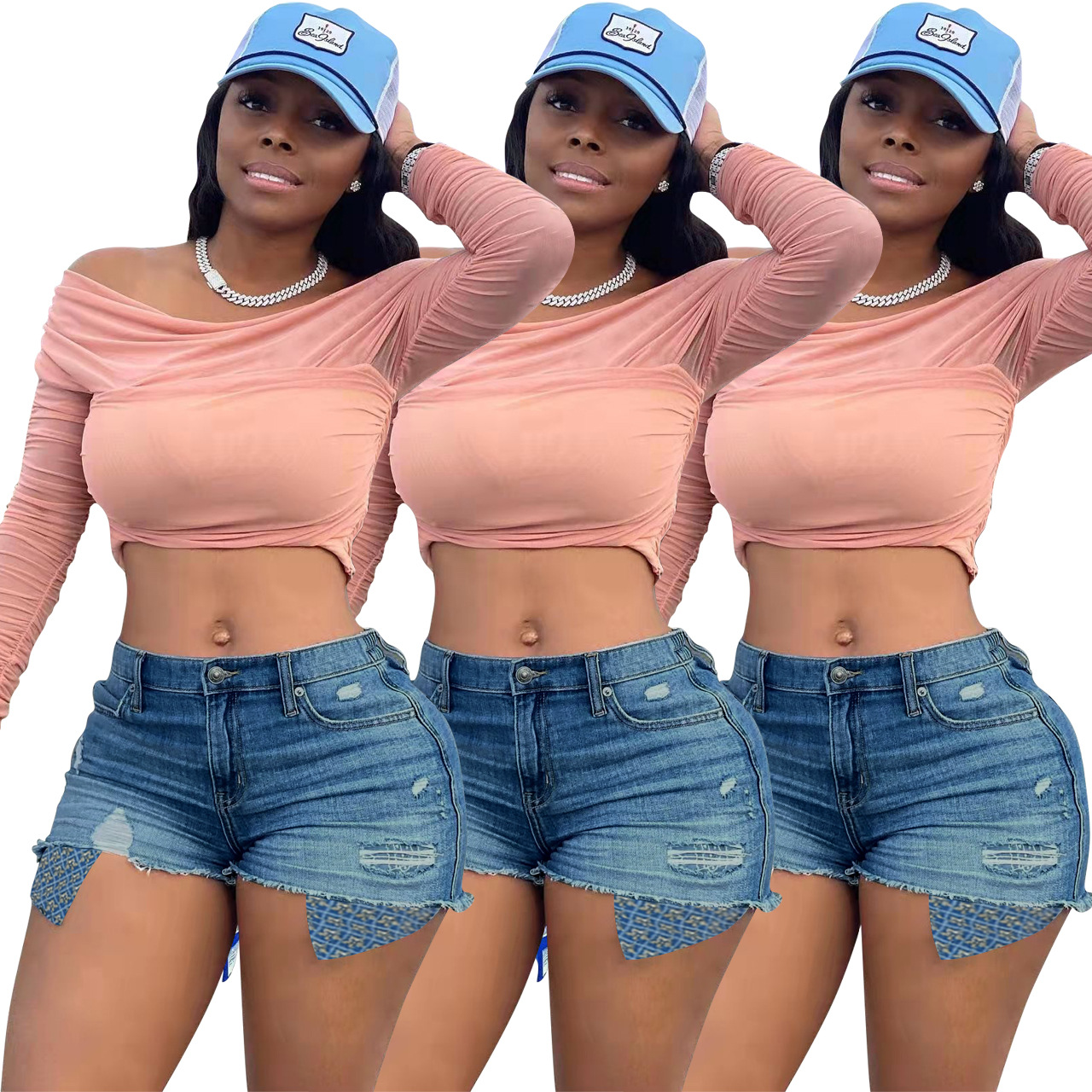 women's clothing women's sexy fashion denim shorts