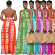 Women Summer Casual Sleeveless Halter Print Loose Jumpsuit