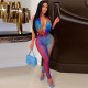 Summer women's fashion sexy halter neck wrap backless slim bodycon tight jumpsuit