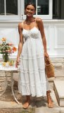 Bohemian Chic Strap  Lace Maxi Dress