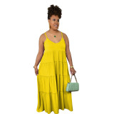 Women's Dress Sexy Bohemian Sling Maxi Dress Sleeveless Summer