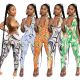 Women's Summer Print Sexy Pullover Jumpsuit Women