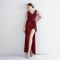 Women Sequin Sequin Long Evening Dress Women Sequin Sequin Long Evening Dress
