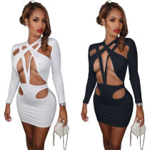 Nightclub Women's Cutout Sexy Dress