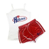 Women's Sexy Graphic Print Sling Shorts Set Yoga Pants Set