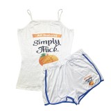 Women's Sexy Graphic Print Sling Shorts Set Yoga Pants Set