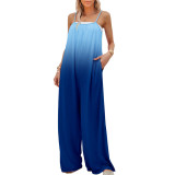 Plus Size Women summer Casual loose sleeveless Jumpsuit