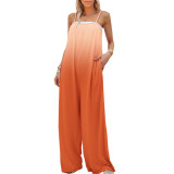 Plus Size Women summer Casual loose sleeveless Jumpsuit