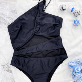 Women  Cutout Sexy Drawstring Bodysuit Swimwear Bikini