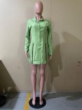Women Spring Fashion Slit Turndown Collar Shirt